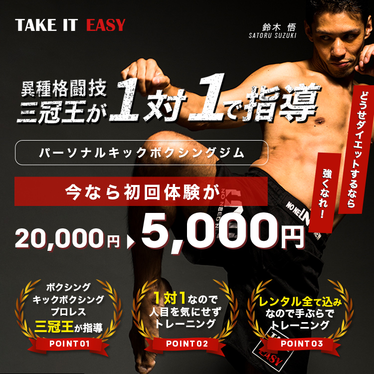 プロ格闘技三冠王が1対1で指導